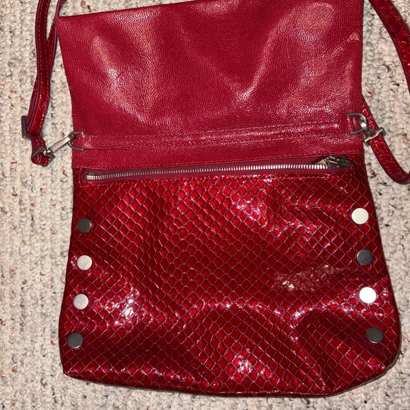 Hammitt Red Textured Leather Clutch - Picture 5 of 8